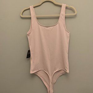 Express Fitted Square Neck Thong Bodysuit